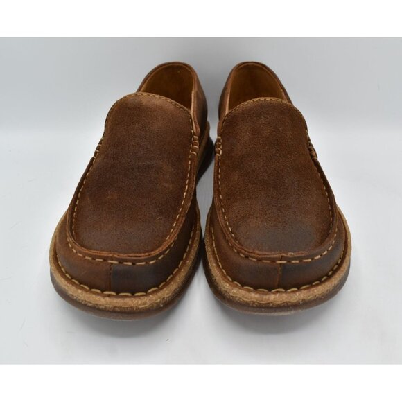 Born Men 9.5 Baylor Brown Glazed Ginger Distressed Suede Slip On Casual Shoes Born Mens 9.5 Baylor Brown Glazed Ginger Distressed Suede  main image 3